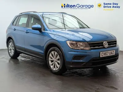 Begagnad VW Tiguan S 150 HK (110 kW) 2017 Blå SUV