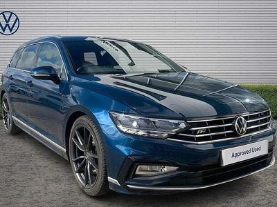 Used VW Passat R-line 150 HP (110 kW) 2021 Blue Estate