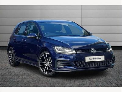 Used VW Golf VII GTD 184 HP (135 kW) 2018 Blue Hatchback