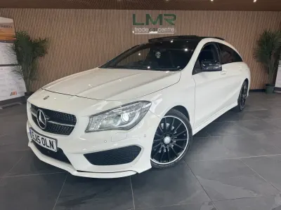 Begagnad Mercedes CLA220 AMG 2015 Vit Sedan