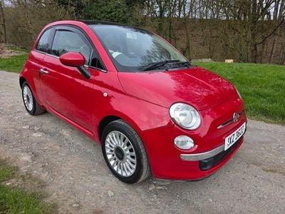 Used Fiat 500 Lounge 69 HP (50 kW) 2013 Red Hatchback