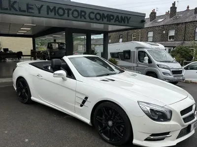 Used Mercedes SL500 AMG 2015 White Cabriolet