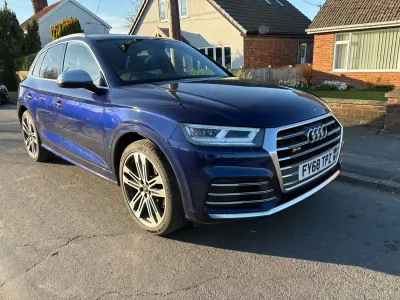 Usado Audi SQ5 354 CV (260 kW) 2018 Azul SUV