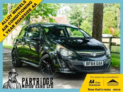Used Vauxhall Corsa Edition 85 HP (62 kW) 2014 Black Hatchback