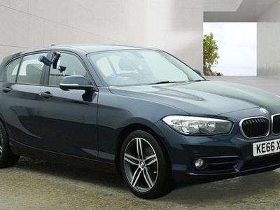 Usado BMW 118 Sport Line 2017 Azul Citadino