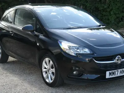 Used Vauxhall Corsa 75 HP (55 kW) 2017 Black Hatchback