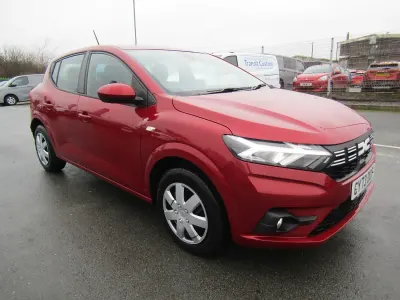 Used Dacia Sandero Expression 100 HP (73 kW) 2023 Fusion red Hatchback