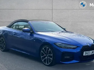 Begagnad BMW 420 M Sport 192 HK (141 kW) 2023 Blå Cab
