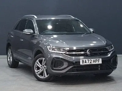 Usado VW T-Roc R-line 150 HP (110 kW) 2022 Cinzento SUV