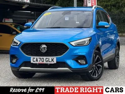 Used MG ZS Exclusive 105 HP (77 kW) 2020 Blue SUV