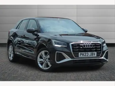 Used Audi Q2 S-Line 150 HP (110 kW) 2023 Mythos black SUV