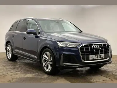 Used Audi Q7 S-Line 334 HP (245 kW) 2023 Blue SUV