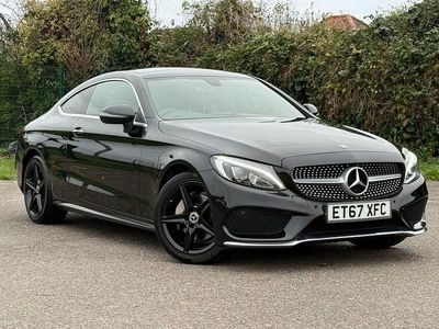 Black Used 2017 Mercedes C200 AMG line Coupe | £17,990 (A bit pricey)