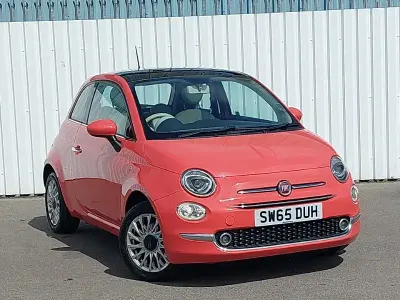 Used Fiat 500 Lounge 69 HP (50 kW) 2016 Pink Hatchback