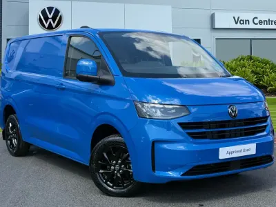 New VW T7 Pro 148 HP (108 kW) 2026 Blue Van