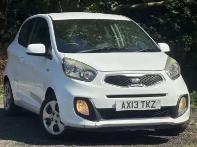 Used Kia Picanto Air 68 HP (50 kW) 2013 White Hatchback
