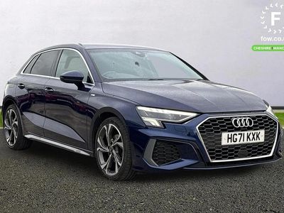 Used Audi A3 Sportback S-Line 2022 Blue Hatchback