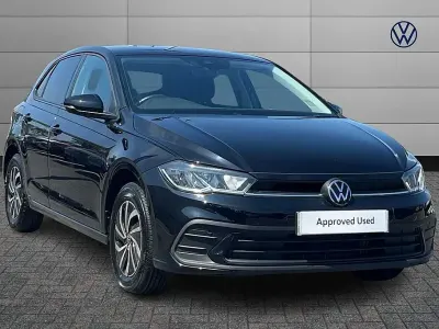 Used VW Polo Life 95 HP (69 kW) 2023 Black Hatchback