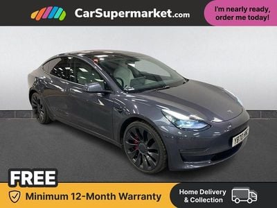 Used Tesla Model 3 Performance 461 kW (627 HP) 2020 Grey Sedan