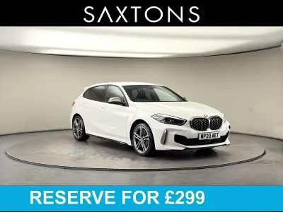 Used BMW M135 Comfort Edition 306 HP (225 kW) 2020 Alpine white Hatchback