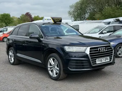 Usado Audi Q7 S-Line 272 HP (200 kW) 2017 Azul SUV