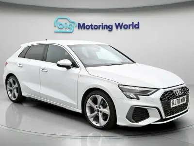 Begagnad Audi A3 S-Line 109 HK (80 kW) 2021 Vit Sedan