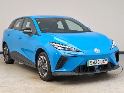 Used MG MG4 EV SE 125 kW (170 HP) 2023 Blue Hatchback