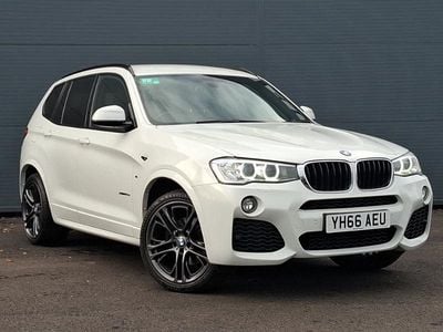 White Used 2016 BMW X3 M Sport SUV | £13,998 (Fair price)