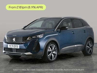Blue Used 2021 Peugeot 3008 Premium SUV | £15,116 (Good price)