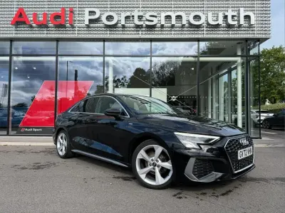 Used Audi A3 S-Line 147 HP (108 kW) 2023 Black Sedan