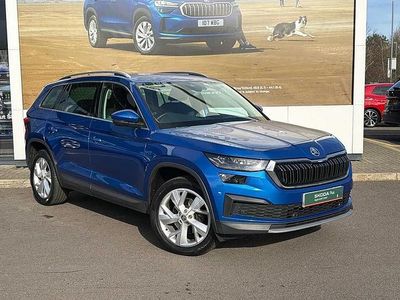 Used Skoda Kodiaq SE L Executive 147 HP (108 kW) 2024 Race blue metallic SUV