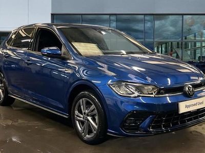Used VW Polo R-line 110 HP (80 kW) 2023 Blue Hatchback