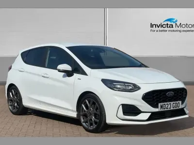 Used Ford Fiesta ST-Line 125 HP (91 kW) 2023 White Hatchback