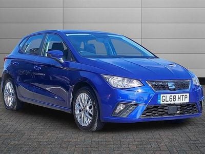 Used Seat Ibiza SE Technology 95 HP (69 kW) 2019 Mystery blue Hatchback