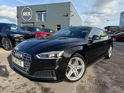 Used Audi A5 S-Line 150 HP (110 kW) 2018 Black Coupe