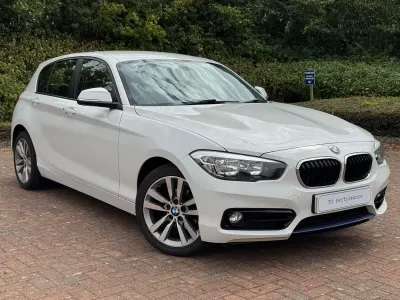 Used BMW 116 Sport Line 116 HP (85 kW) 2016 White Hatchback
