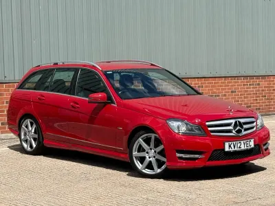 Used Mercedes C220 2012 Red Estate