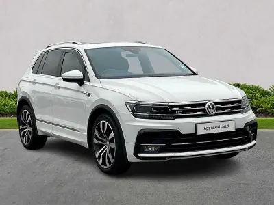 Used VW Tiguan R-line 150 HP (110 kW) 2020 White SUV