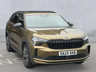 Used Skoda Kodiaq SportLine 150 HP (110 kW) 2025 Bronx gold metallic SUV