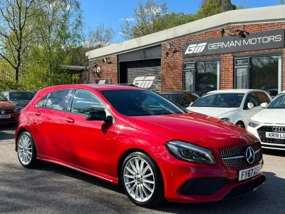 Used Mercedes A200 AMG Line Premium 2017 Red Hatchback