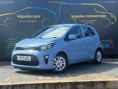Used Kia Picanto 66 HP (48 kW) 2017 Blue Hatchback