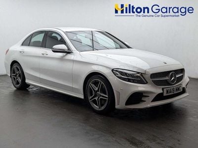 Used Mercedes C200 AMG line 198 HP (145 kW) 2019 White Sedan