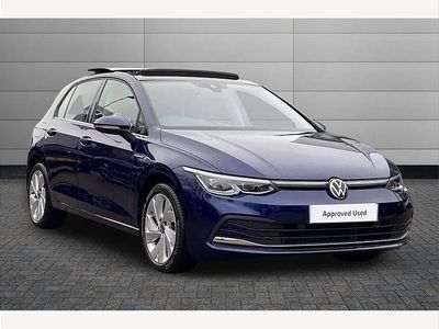 Used VW Golf VIII Style 130 HP (95 kW) 2022 Blue Hatchback