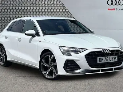 Used Audi A3 Sportback S-Line 150 HP (110 kW) 2025 White Hatchback