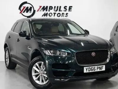 Second-hand Jaguar F-Pace Prestige 180 CP (132 kW) 2016 Verde SUV