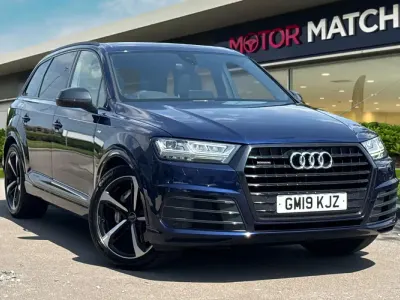 Used Audi Q7 Black Edition 2019 Blue SUV