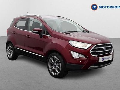 Red Used 2018 Ford Ecosport Titanium SUV | £9,349 (Fair price)