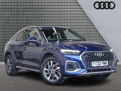 Used Audi Q5 Sportback S-Line 261 HP (191 kW) 2022 Blue SUV