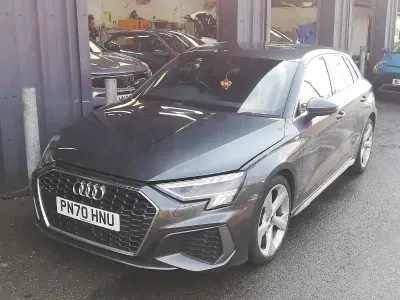 Used Audi A3 S-Line 110 HP (80 kW) 2020 Grey Sedan
