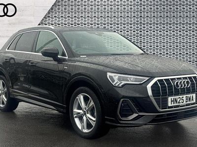 Used Audi Q3 S-Line 150 HP (110 kW) 2025 Black SUV